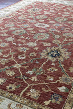 Clarkston Traditional Brown/Red Area Rug