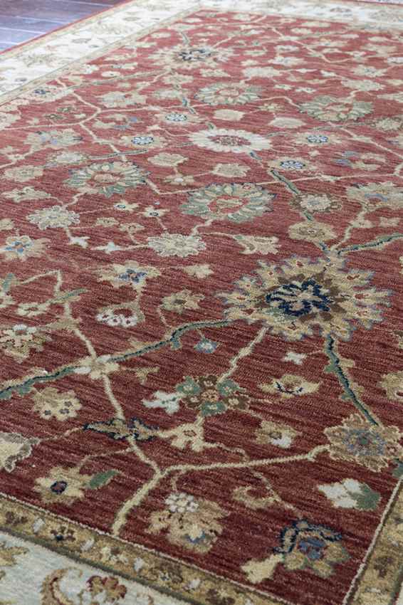 Clarkston Traditional Brown/Red Area Rug