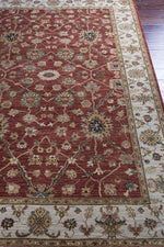 Clarkston Traditional Brown/Red Area Rug