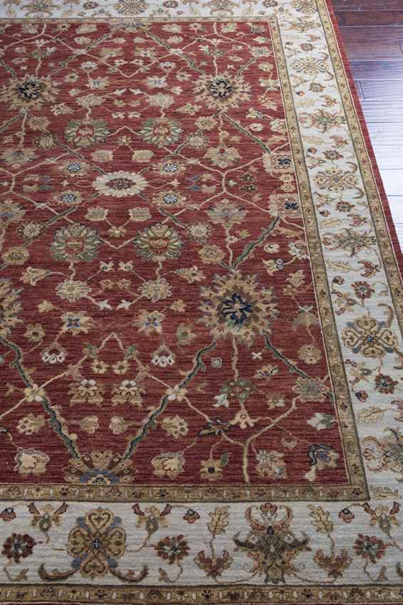 Clarkston Traditional Brown/Red Area Rug
