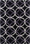 Vannes Modern Black/Charcoal Area Rug