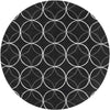 Vannes Modern Black/Charcoal Area Rug