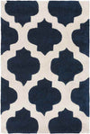 Visvliet Modern Navy Area Rug