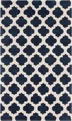 Visvliet Modern Navy Area Rug
