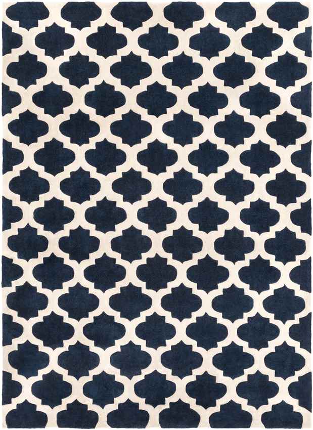Visvliet Modern Navy Area Rug