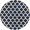 Visvliet Modern Navy Area Rug