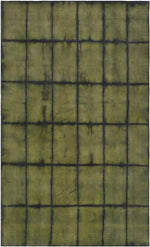 Conway Modern Green/Black Area Rug
