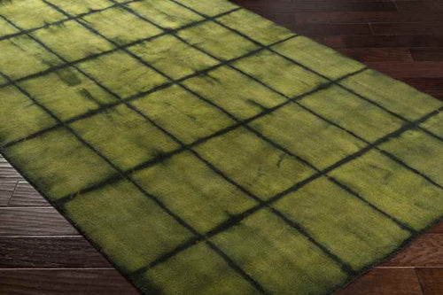 Conway Modern Green/Black Area Rug