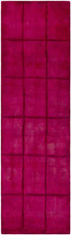 Conway Modern Bright Pink/Burgundy Area Rug