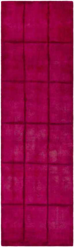 Conway Modern Bright Pink/Burgundy Area Rug