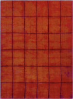 Conway Modern Burgundy Area Rug