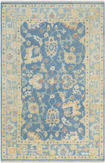 Corinth Traditional Teal/Beige Area Rug