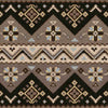 Cuthbert Global Tan/Black Area Rug