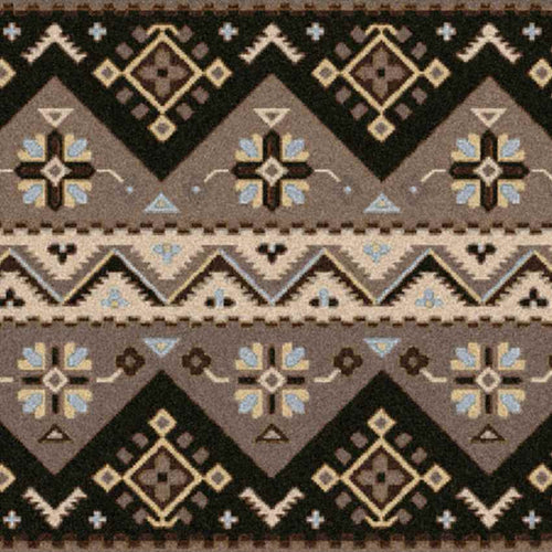 Cuthbert Global Tan/Black Area Rug