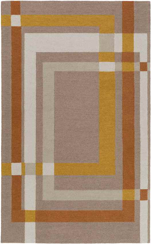 Denning Modern Camel Area Rug