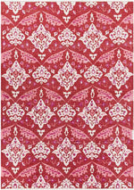 Dewey Global Red Area Rug