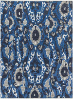 Humboldt Global Dark Blue/Charcoal Area Rug