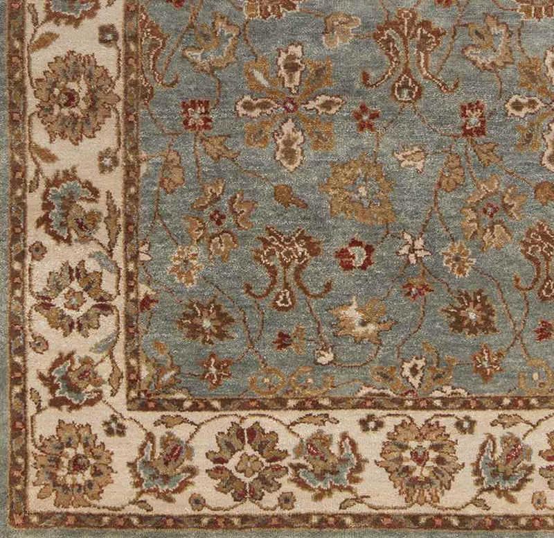 Doublesprings Traditional Blue Area Rug