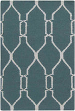 Hendon Modern Peacock Green Area Rug
