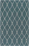 Hendon Modern Peacock Green Area Rug