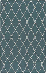 Hendon Modern Peacock Green Area Rug