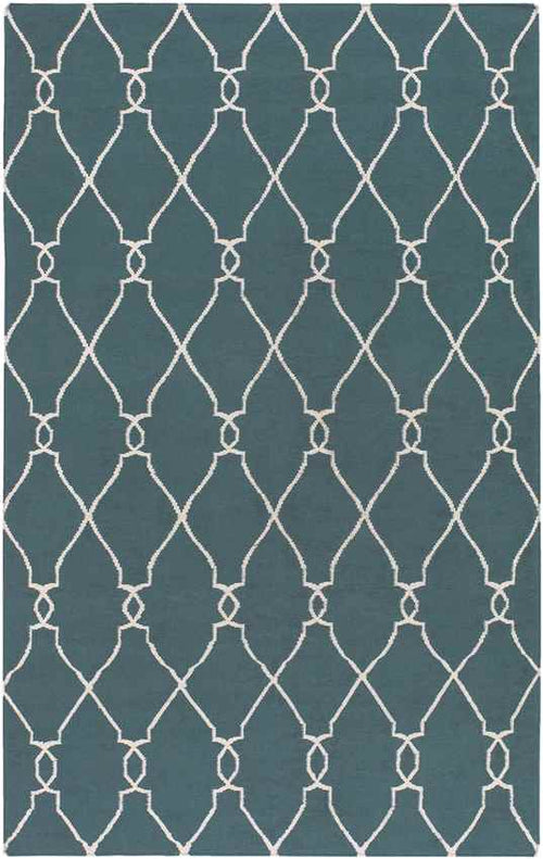 Hendon Modern Peacock Green Area Rug