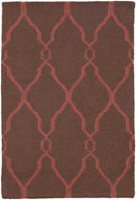Hendon Modern Brown/Rust Area Rug