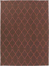 Hendon Modern Brown/Rust Area Rug
