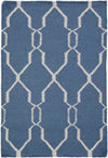 Hendon Modern Blue/Ivory Area Rug