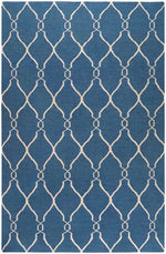 Hendon Modern Blue/Ivory Area Rug