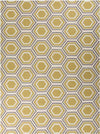Dutton Modern Yellow Area Rug