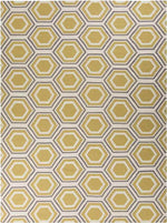 Dutton Modern Yellow Area Rug