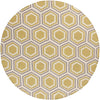 Dutton Modern Yellow Area Rug