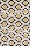 Dutton Modern Chocolate/Beige Area Rug