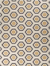 Dutton Modern Chocolate/Beige Area Rug