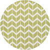 Dyer Modern Sage and White Area Rug