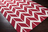 Dyer Modern Red Area Rug