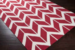 Dyer Modern Red Area Rug