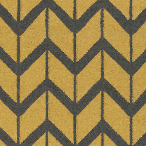 Dyer Modern Bright Yellow/Charcoal Area Rug