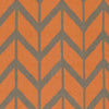 Dyer Modern Burnt Orange Area Rug