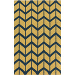 Dyer Modern Gold Area Rug