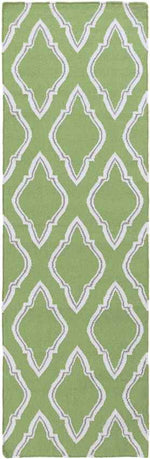 Duval Modern Teal Green/White/Gray Area Rug