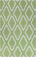 Duval Modern Teal Green/White/Gray Area Rug