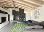 Duval Modern Teal Green/White/Gray Area Rug