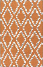 Duval Modern Burnt Orange Area Rug