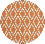 Duval Modern Burnt Orange Area Rug
