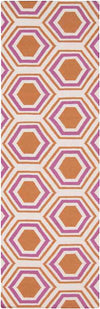 Dutton Modern Orange/White Area Rug