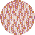 Dutton Modern Orange/White Area Rug