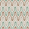 Earle Modern Orange/White Area Rug