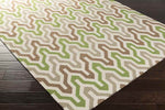 Earle Modern Green Area Rug
